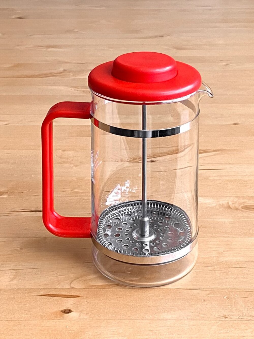 Vintage Classic Bodum Bistro 8-cup French Press Coffee Maker Matte Red